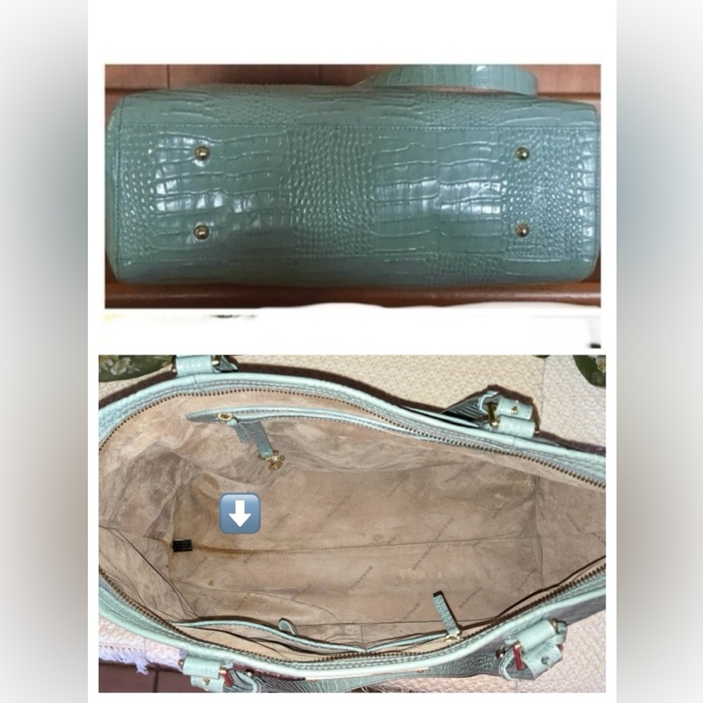 🦋💛EUC Brahmin Med. Arno Tote in Cascade Majestic💛🦋 - Picture 11 of 12